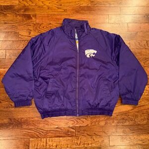 Vintage 1990s K-State Kansas State University Wildcats NCAA Jacket Large